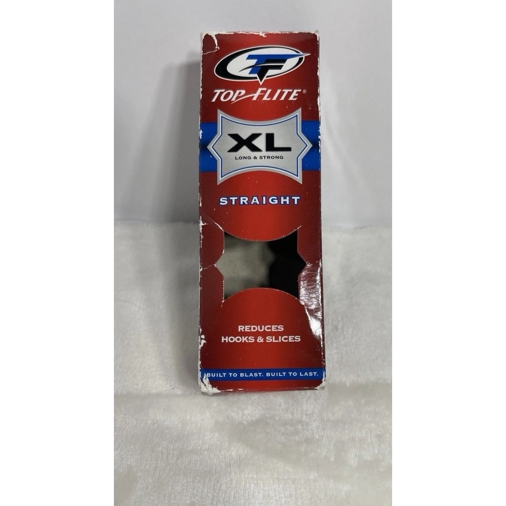 TOP FLITE XL Long Distance 3‎ Golf Balls Firm Cover Maximum Distance Sleeve